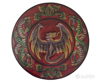 Quadro Scudo Draconico Esoterico Protezione