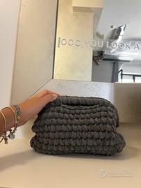 borsa uncinetto clutch bag