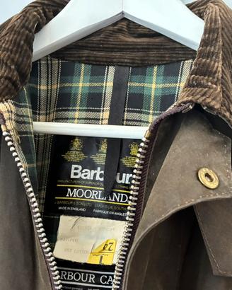 BARBOUR Moorland C38/M Giacca Verde oliva Raro '88