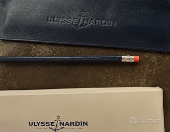 Elegante matita Ulysse Nardin con astuccio in pell