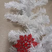 ghirlanda festone natalizio bianco