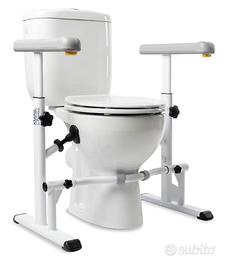 Supporto wc con braccioli , disabili e anziani