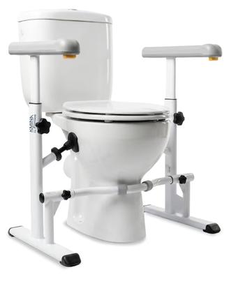 Supporto wc con braccioli , disabili e anziani