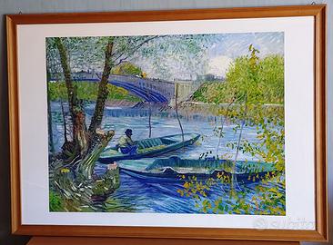 QUADRO 105 x 75 cm STILE OLIO su TELA