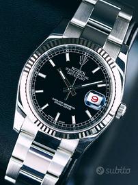 Rolex DJ 36 nero roulette 116234 like new 2007 RRR