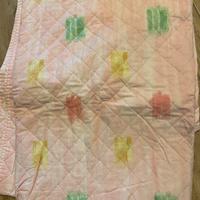 Coperta matrimoniale color salmone