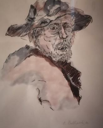 2 acquerelli dell'artista Carlo Balliana