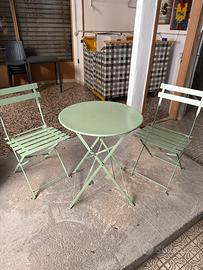 Set Tavolino e sedie pieghevole