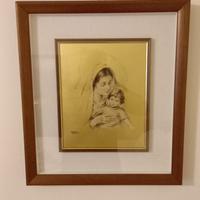 quadro raffigurante la Madonna con Bambino