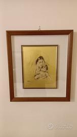 quadro raffigurante la Madonna con Bambino