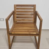 Tavolo con 2 sedie da esterno, già montato