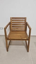 Tavolo con 2 sedie da esterno, già montato