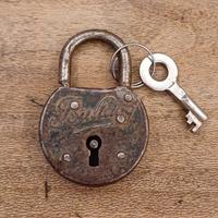 lucchetto vintage bulldog