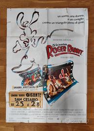 Manifesto 100X140 Chi ha incontrato Roger Rabbit