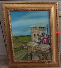 quadro castello medioevale 