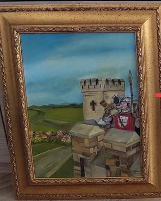 quadro castello medioevale 