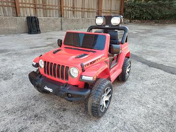 macchinina Jeep wrangler rubicon elettrico