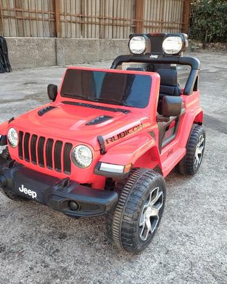 macchinina Jeep wrangler rubicon elettrico