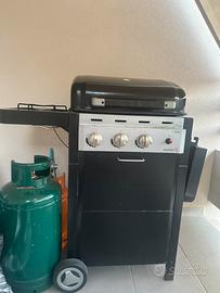 Barbecue a gas pietra lavica