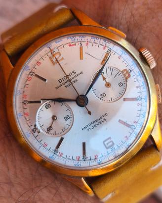 Dionis Chronographe Suisse Landeron 51 oversize 