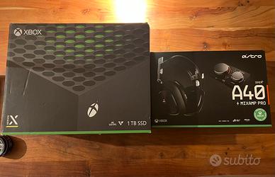 Xbox x series + Cuffie Astro A40 con mixamp