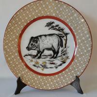 Piatto porcellana dipinto a mano