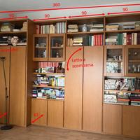 Mobile modulare in legno massello