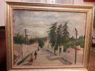 Quadro pittore A.Mauri (1953) olio su tela