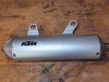 silenziatore ktm sx 125 