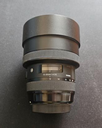 Sigma 12-24mm f/4 DG HSM Art - Attacco Canon EF