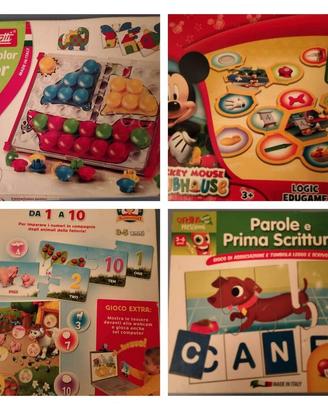 Giochi di società per bambini dai 2 ai 6 anni