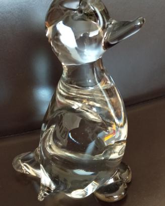 Papera, anatra, anatroccolo vetro Murano Zanetti L