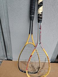 2 racchette da squash