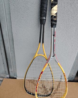 2 racchette da squash