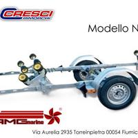 Rimorchio Cresci N750BSFR AMG Marine