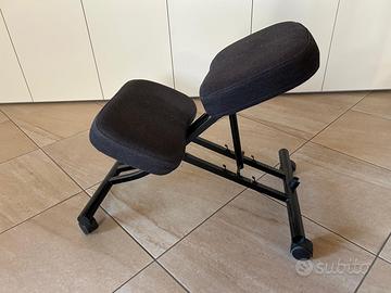 Coppia di Sedie Ergonomiche Posturali con Appoggio
