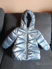 Piumino invernale celeste grigio, Prenatal 18 mes