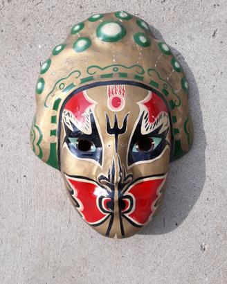 Maschera vintage decorata cinese