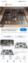 piano cottura Ariston 4 fuochi standard 