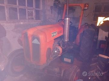 Trattore Fiat 411 + varie ruote