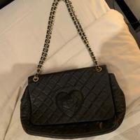 Borsa donna due manici catena Moschino