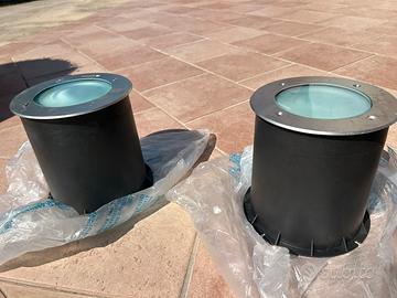 Faretti interrati giardino nuovi