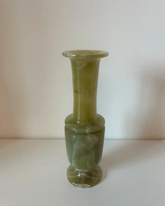 Vaso onice verde naturale - H 25cm