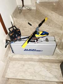 elicottero align trex 450 completo custodia ecc.