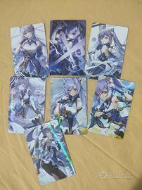 Card carte keqing genshin impact holo lotto