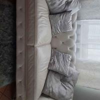 Divano chester bianco Swarovski 