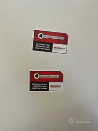 2 Schede Telefoniche Telecom - Avviso di chiamata