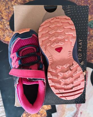 Scarpe da trekking Salomon per bambina, numero 23.