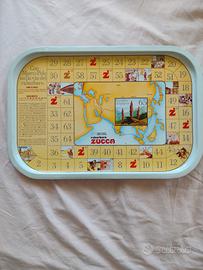 Vassoio vintage con gioco  "Marco Polo .."