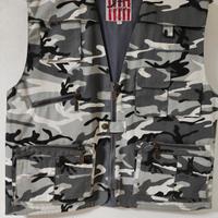 gilet mimetico sportivo uomo-ragazzo 